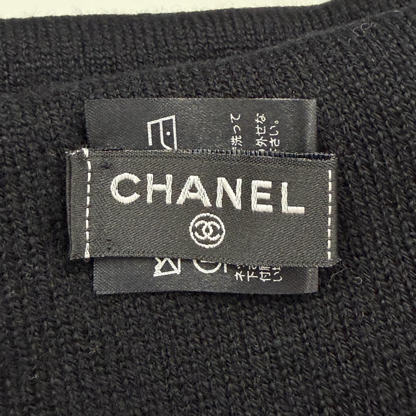 極美品△CHANEL シャネル カシミヤ100％ ココマーク カメリア ニット帽
