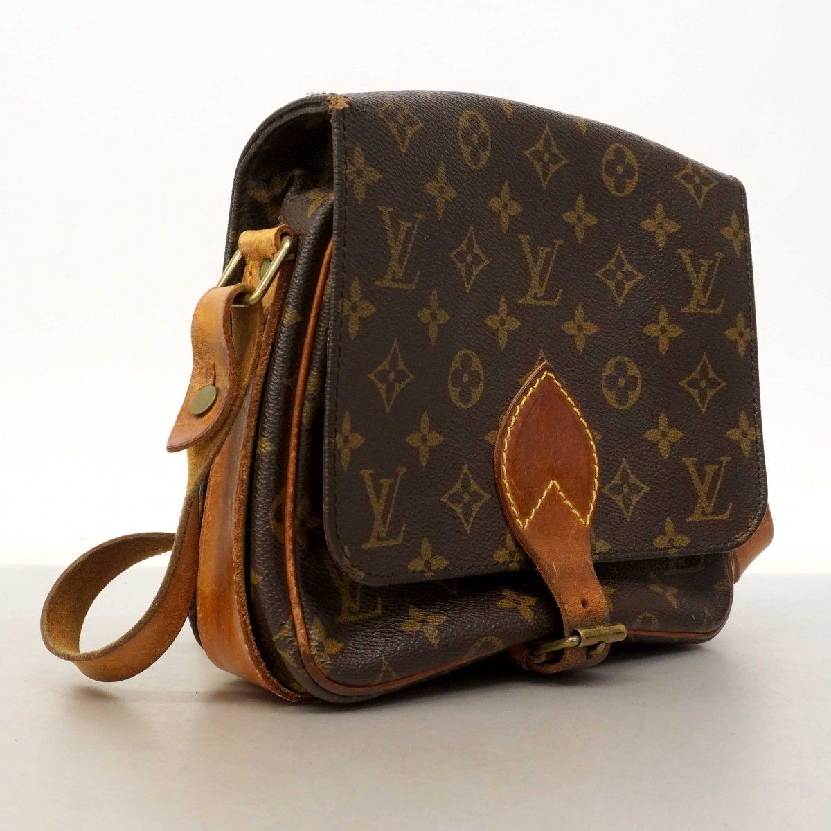 【5ie6155-h】ルイヴィトン ショルダーバッグ モノグラム カルトシエールMM M51253 ブラウン【中古】レディース LOUIS VUITTON（ルイ・ヴィトン） カルトシエール MM ショルダーバッグ