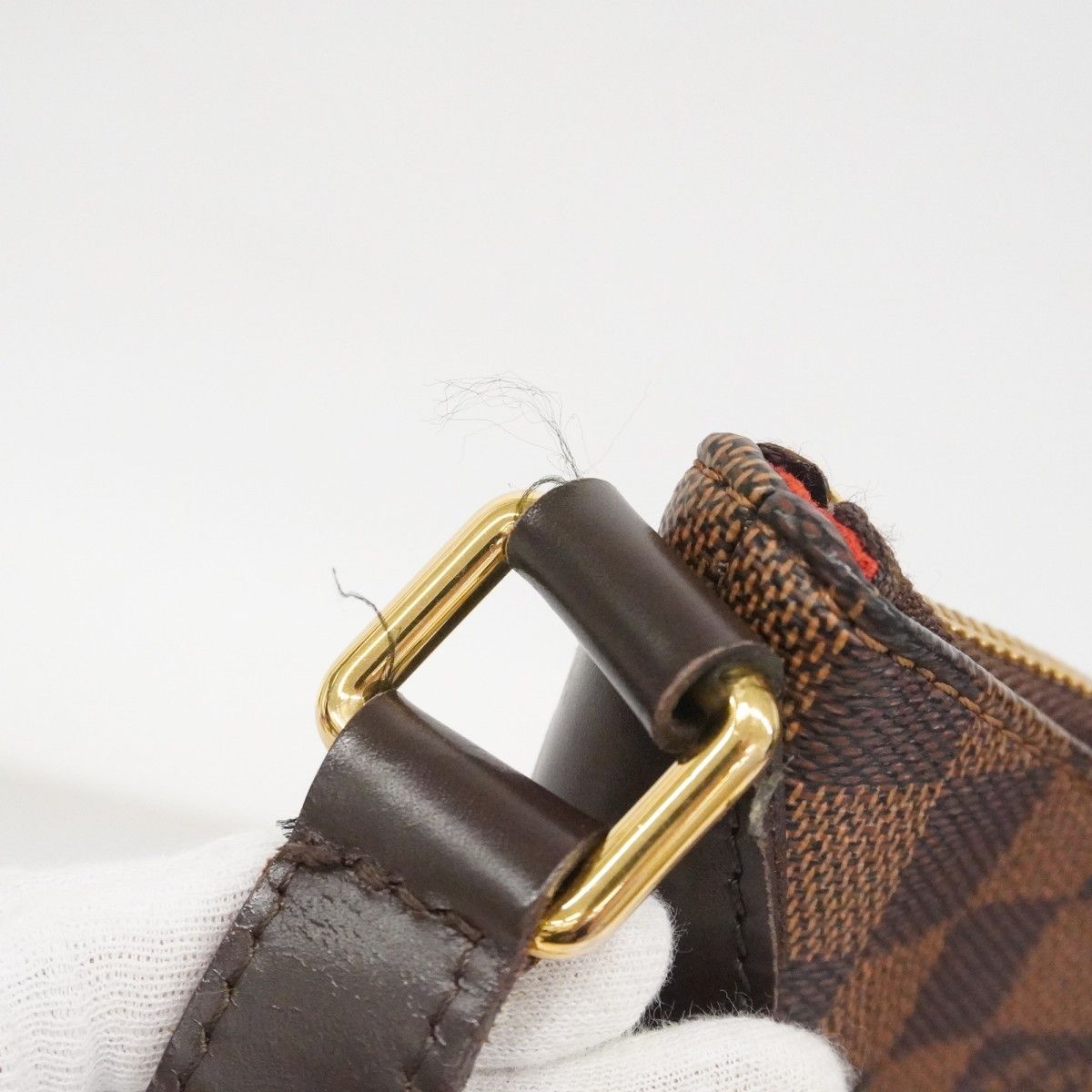 【6dc3222】ルイヴィトン ショルダーバッグ ダミエ ブルームズベリPM N42251 エベヌ【中古】レディース LOUIS VUITTON - 【6dc3222】ルイヴィトン ショルダーバッグ ダミエ