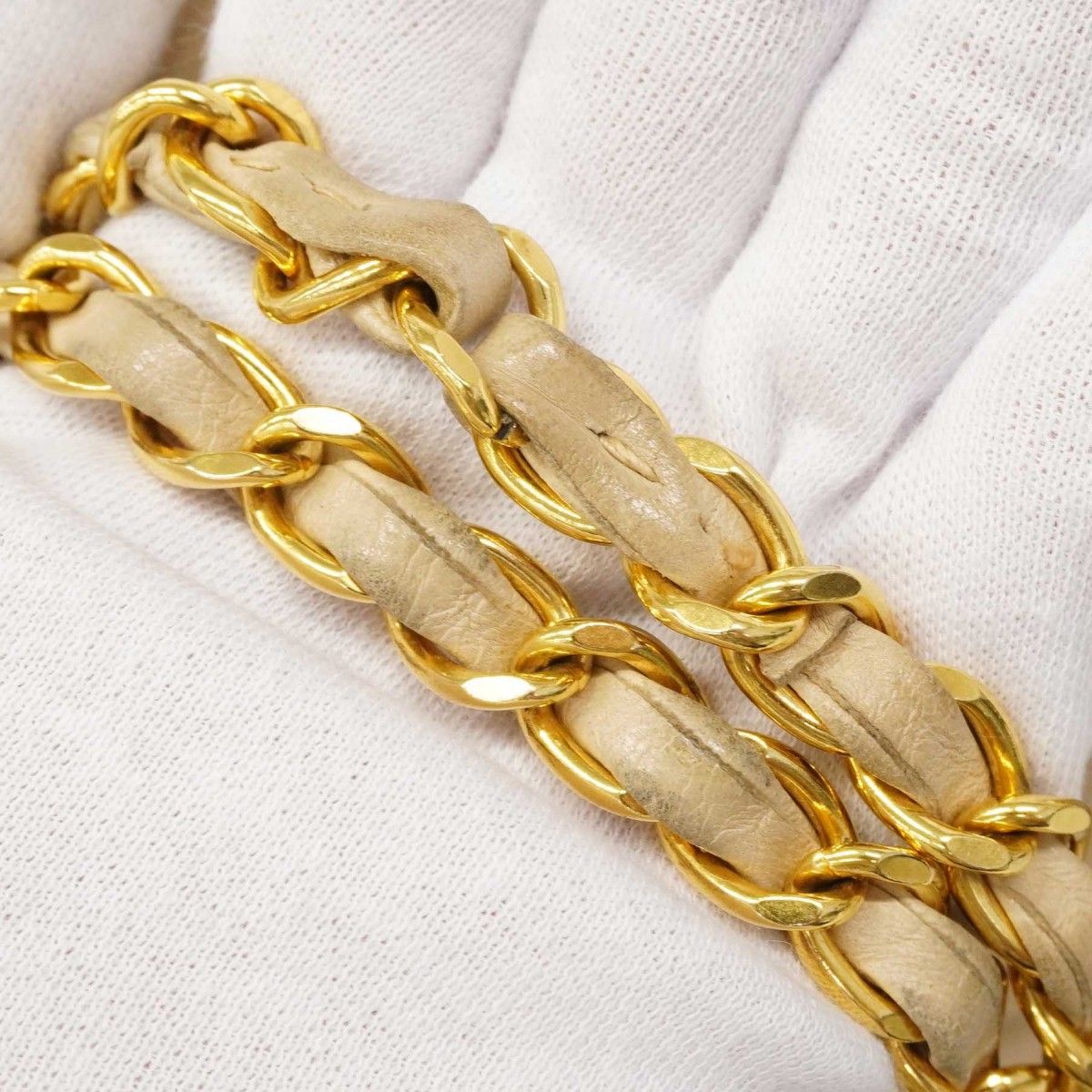 ★SALE【6bb2971-k】シャネル ショルダーバッグ ミニマトラッセ チェーンショルダー ラムスキン ベージュ ゴールド金具【中古】レディース CHANEL - ☆SALE【6bb2971-k】シャネル ショルダーバッグ ミニ