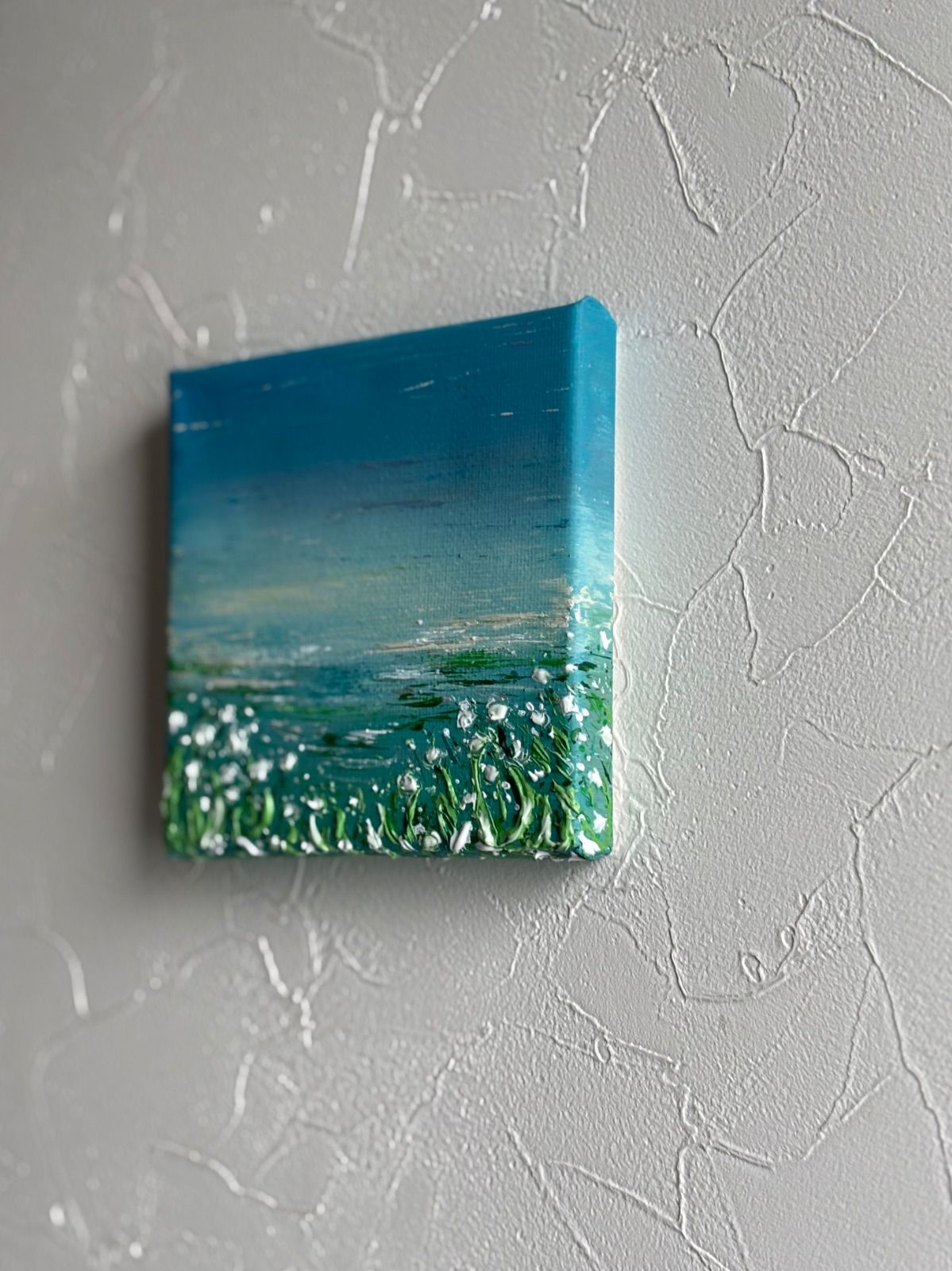 油絵 油彩 油彩画 絵 絵画富士山とミニ芝桜富士山 | Pay ID 原画