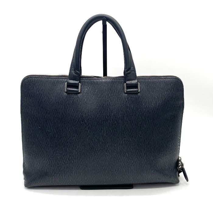 【中古】良品 SalvatoreFerragamo フェラガモ ロゴ レザー ハンド ビジネス バッグ fH0438N