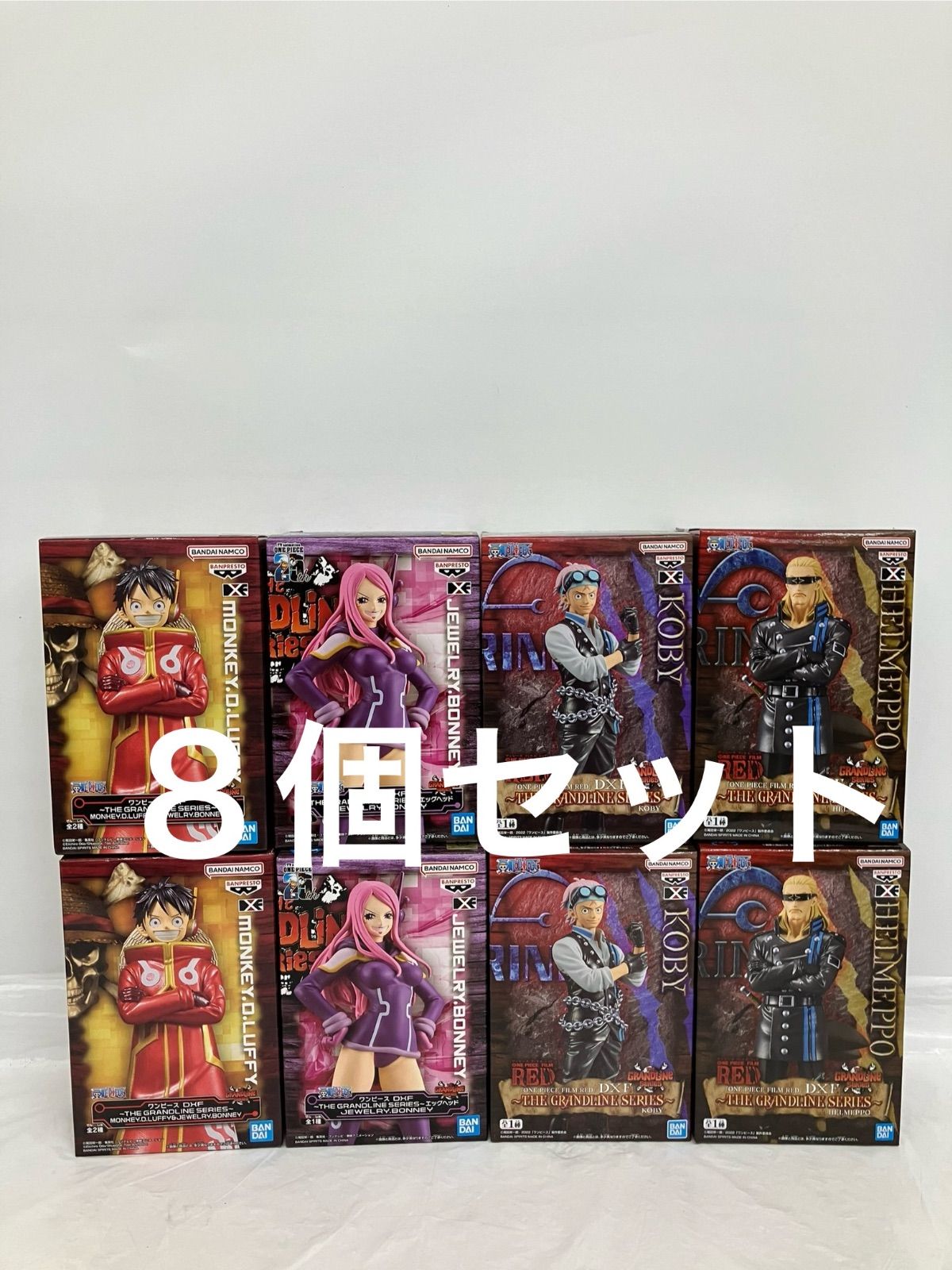未開封 ワンピース ONE PIECE フィギュア 4種8個セット LF5003 f099
