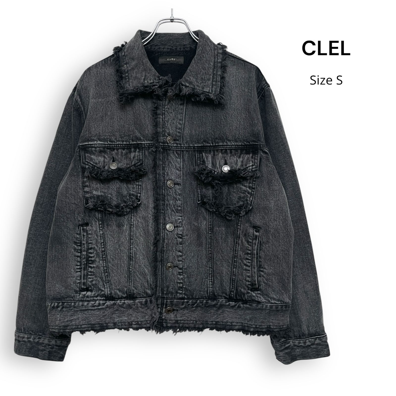 R2691/ CLEL Hard Fringe Denim Jacket クレイル ハードフリンジ 