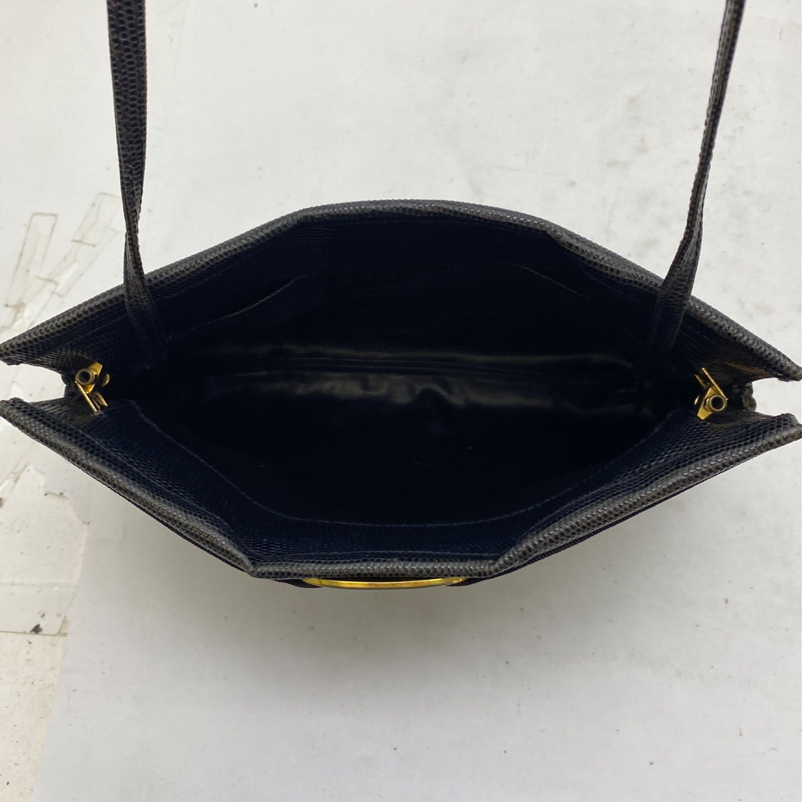 フェラガモ ショルダーバッグ ポシェット ヴァラ 黒 ポーチ GD388 