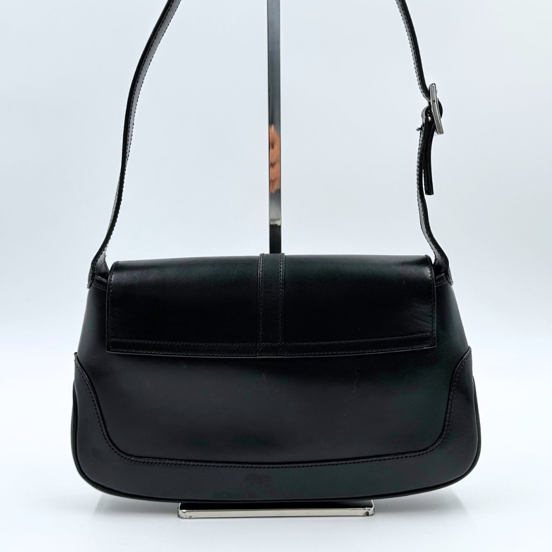 美品 GUCCI ワンショルダーバッグ オールレザー ブラック ジャッキー 黒 美品】Gucci ジャッキー ワンショルダーバッグ オールレザー - メルカリ