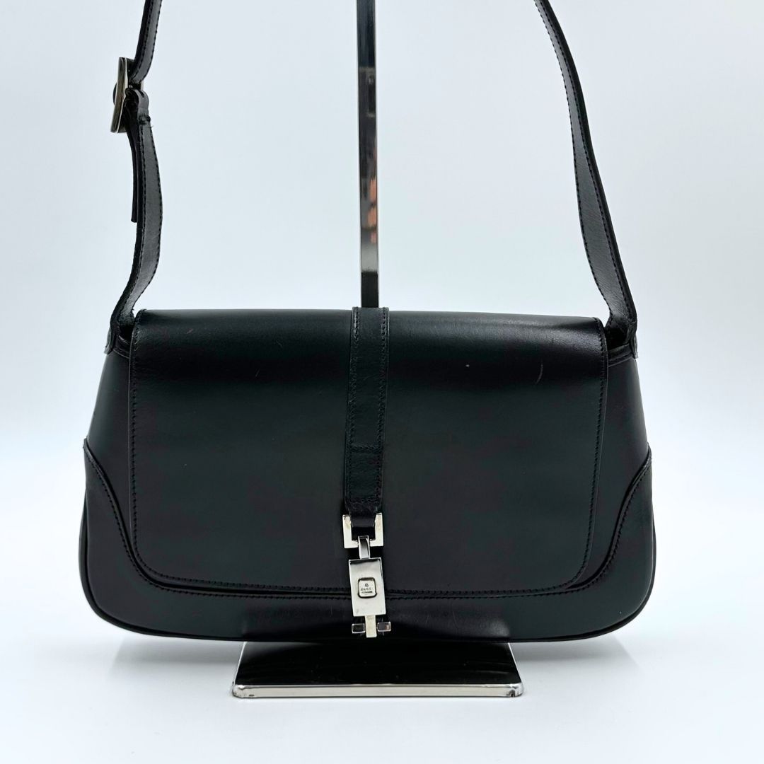 美品】Gucci ジャッキー ワンショルダーバッグ オールレザー - メルカリ