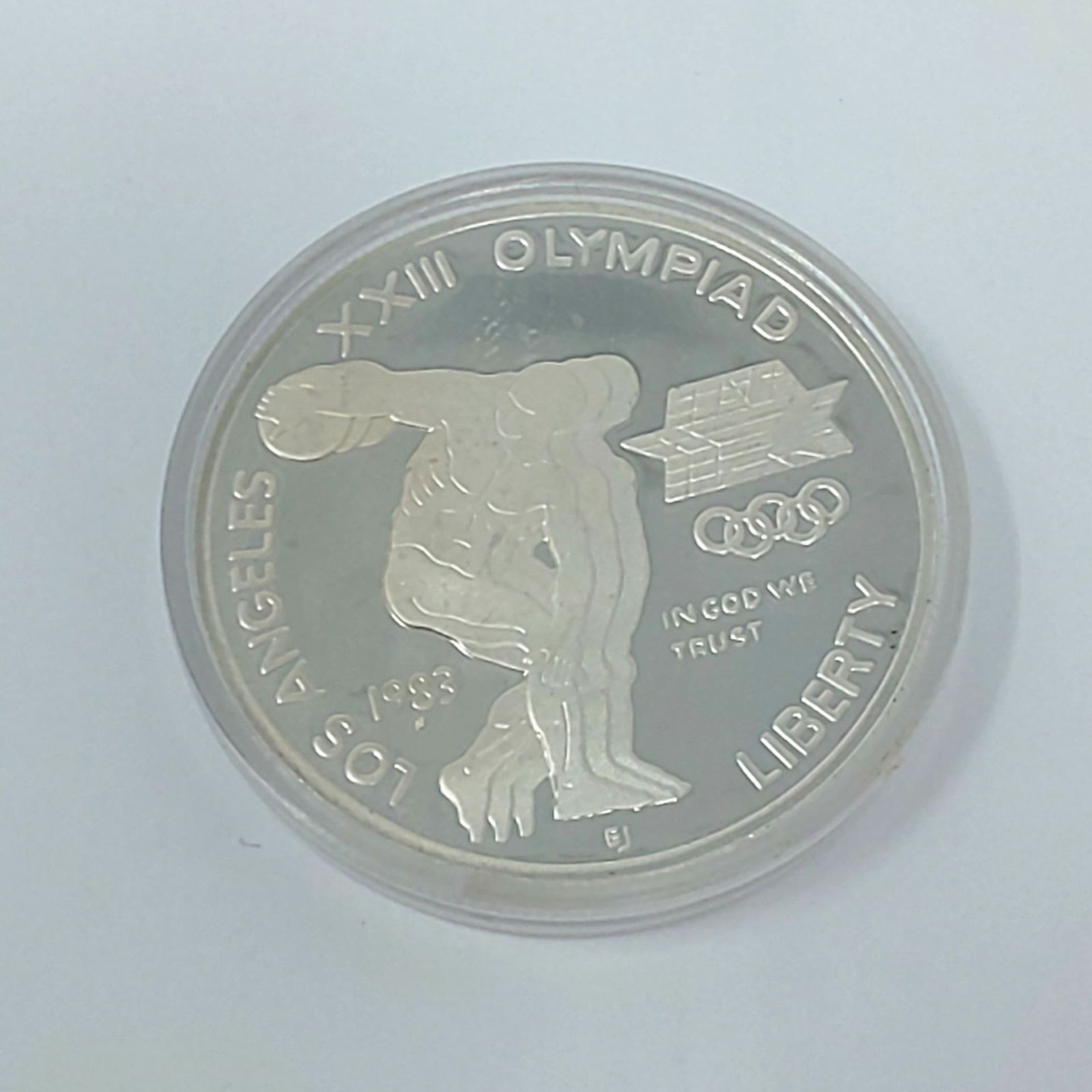1510 アメリカ ロサンゼルス五輪公式記念 1ドル銀貨 1983年