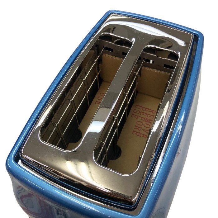 【未使用】DeLonghi　デロンギ　ポップアップトースター　CTO2003J-B 青 デロンギ ポップアップトースター アイコナ 10~4枚切パン対応 ブルー