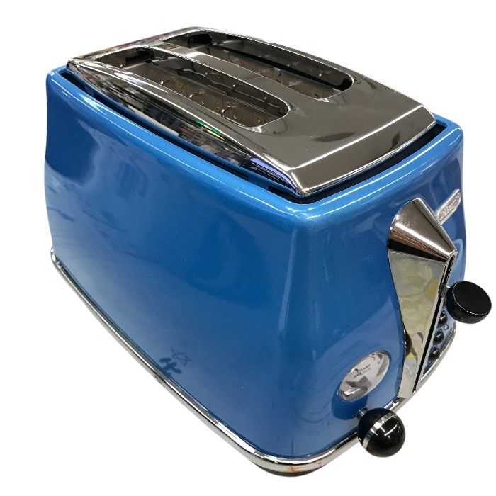 【未使用】DeLonghi　デロンギ　ポップアップトースター　CTO2003J-B 青 De'Longhi(デロンギ) アイコナ・コレクション ポップアップトースター