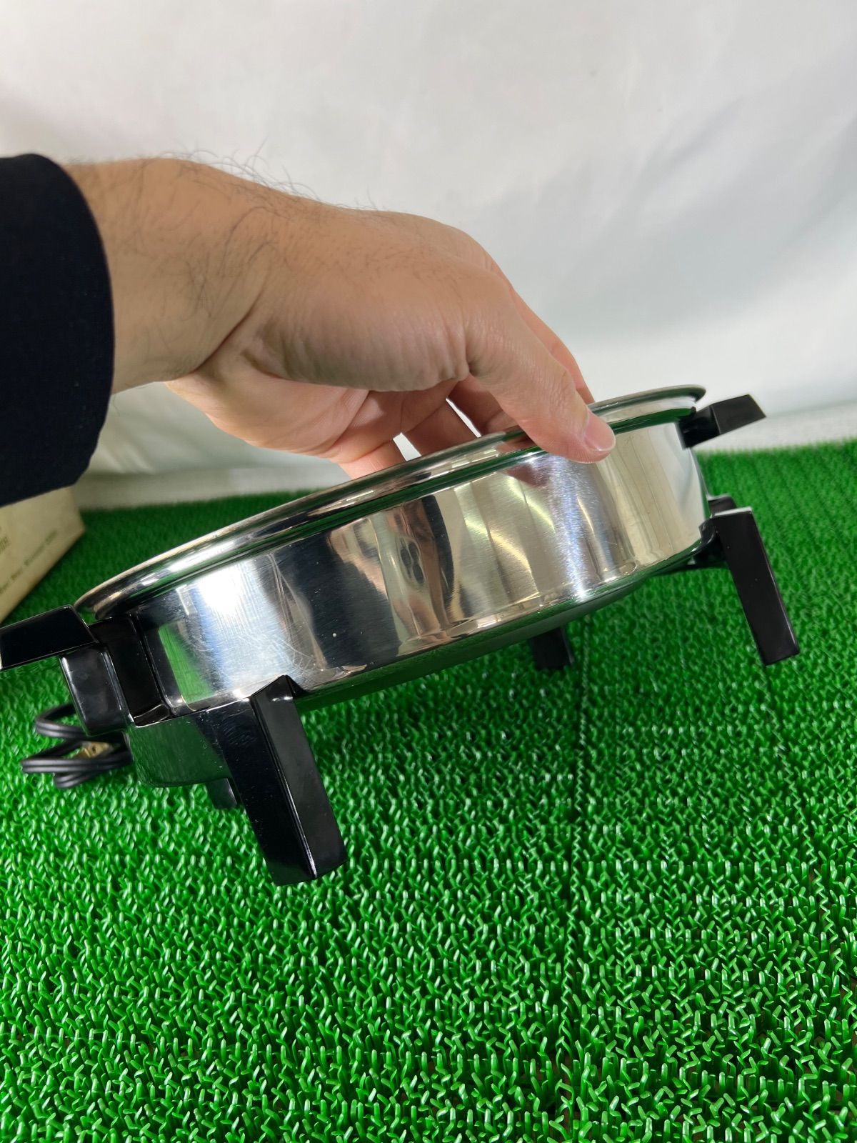 ロイヤルクイーン 電気フライパン LIQUID CORE 電気鍋　動作OK ロイヤルクイーン LIQUID CORE 電気鍋 電気フライパン 卓上 調理鍋