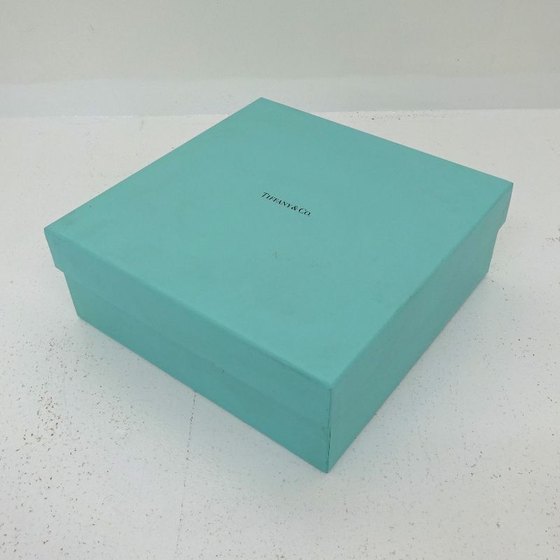 ティファニー　クリスタル　プレート　バンブー　八角形　大皿　竹編　希少 三重店】ティファニー バンブー プレート(お皿/クリスタルガラス/八