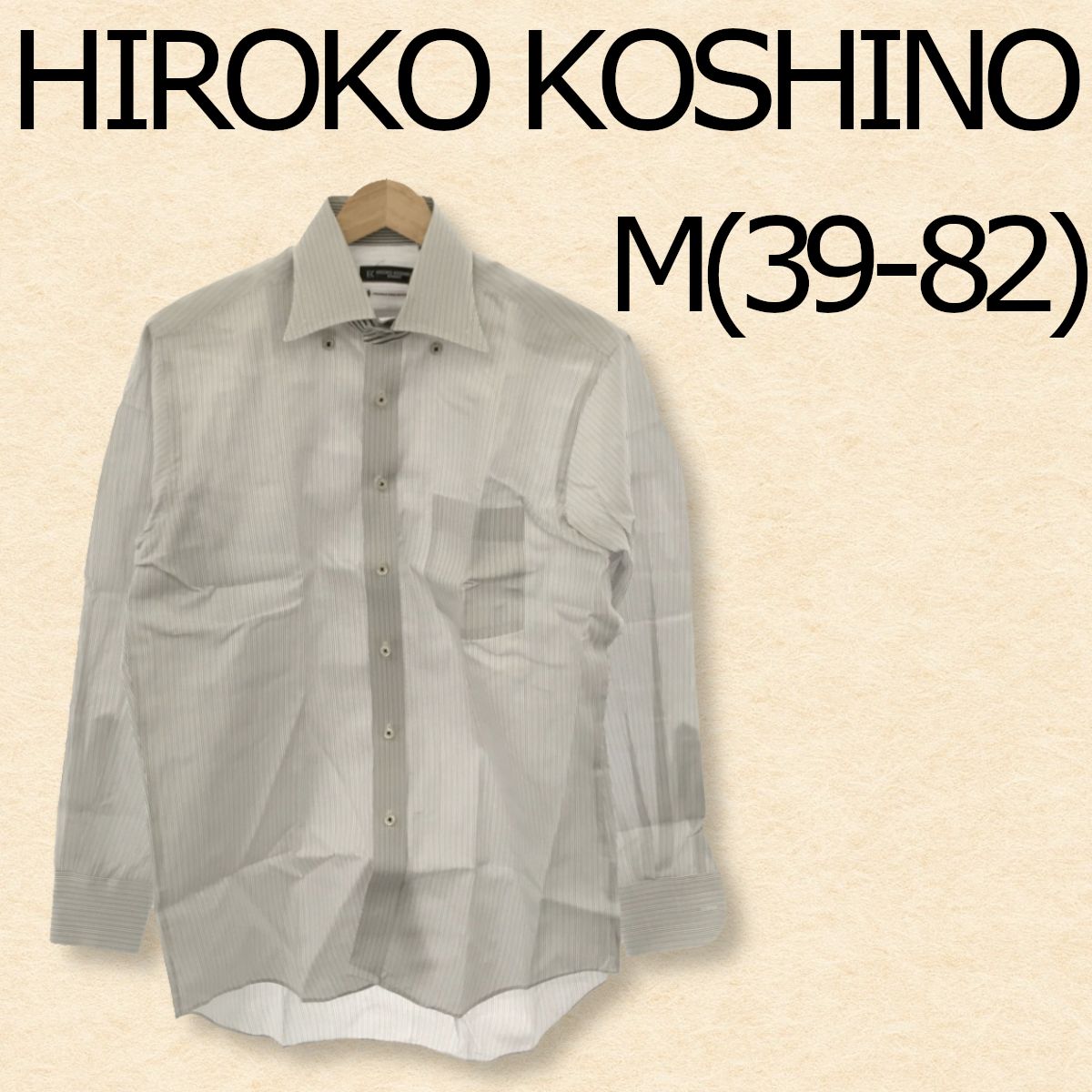 HIROKO KOSHINO ヒロココシノ シャツ トップス 長袖 ボタン ポケット