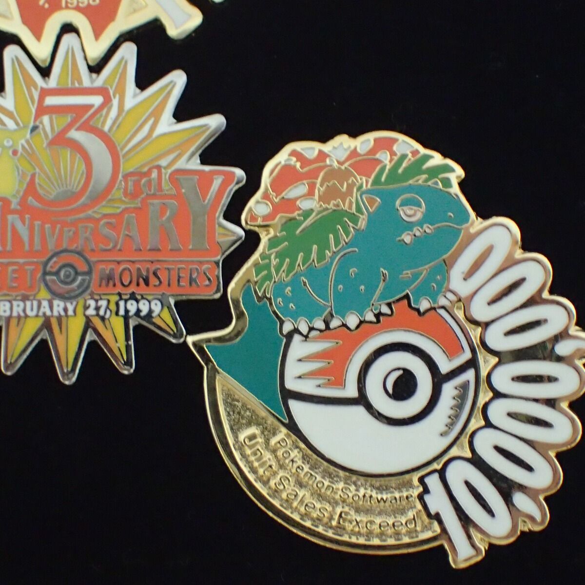 ポケモンセンター 3周年記念 メモリアルピンズセット LIMITED EDITION