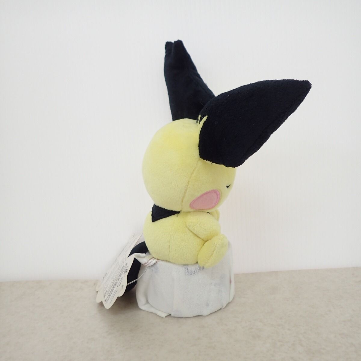 ポケモンセンター ぬいぐるみ うたたね☆ギザみみピチュー 紙タグ付き