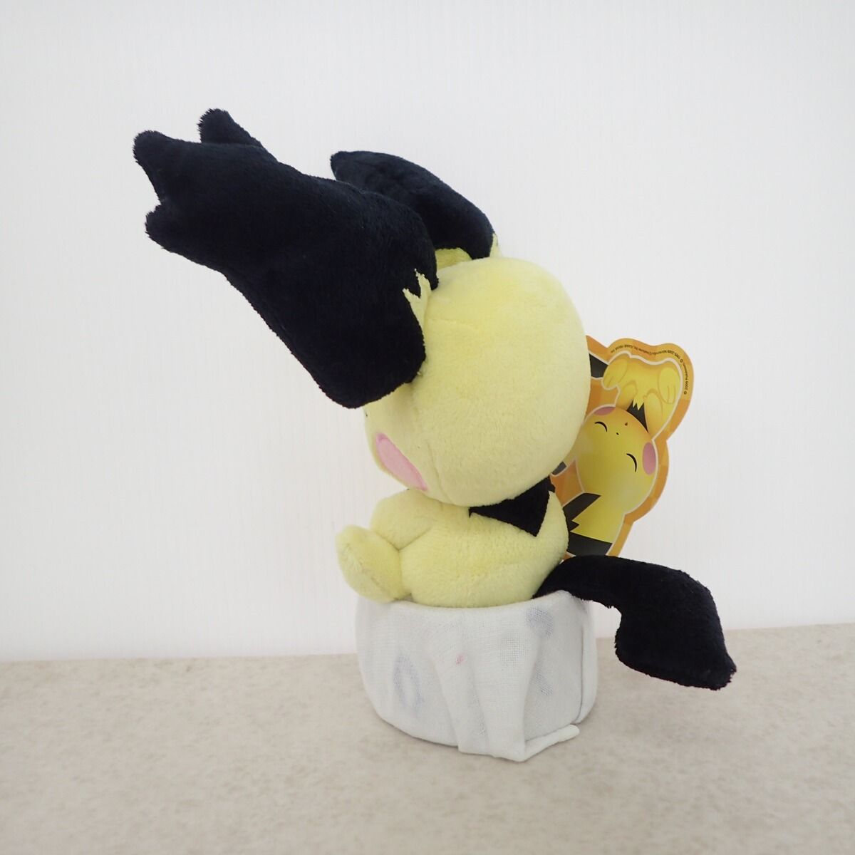 ポケモンセンター ぬいぐるみ うたたね☆ギザみみピチュー 紙タグ付き