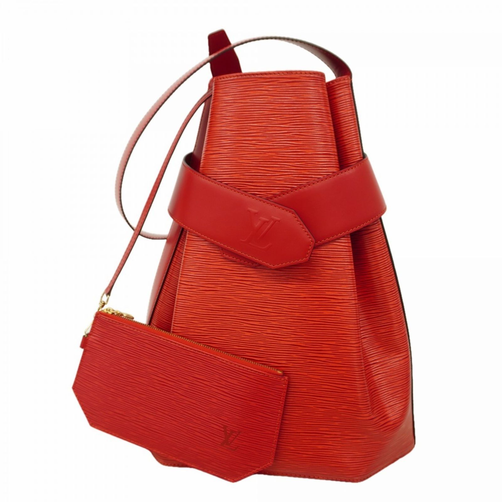 ルイヴィトン LV サックデポール M80197 エピ セミショルダーバッグ 赤 ルイ・ヴィトン(Louis Vuitton) ルイ・ヴィトン ショルダーバッグ エピ