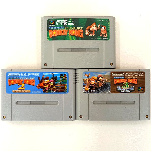 スーパーファミコン ゲームカセット スーパードンキーコング まとめ