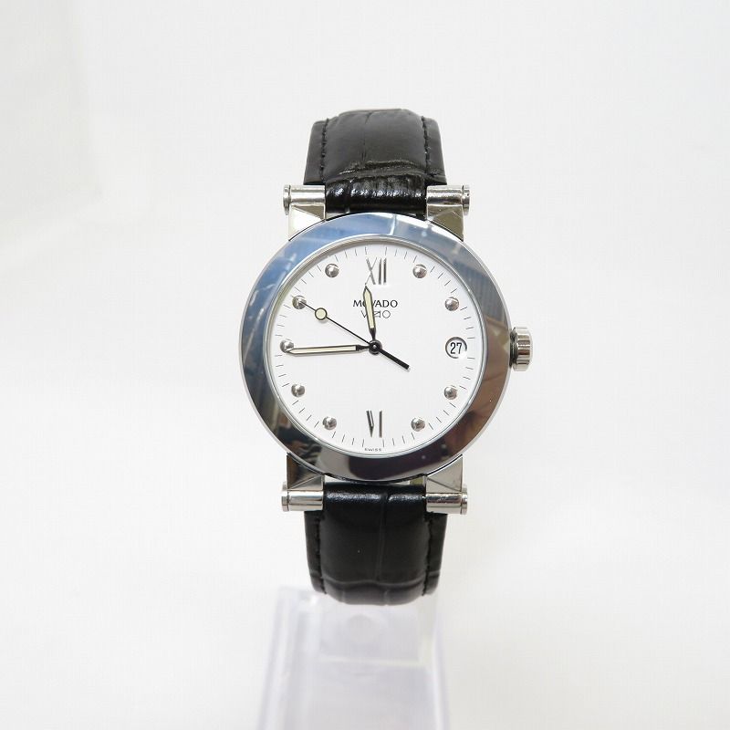 【瀬戸大橋店】MOVADO VIZIO | モバード ビジオ 中古 腕時計 アナログクオーツ 83 C2 878 ブラック 【131】 瀬戸大橋店】MOVADO VIZIO | モバード ビジオ 中古 腕時計 アナログ