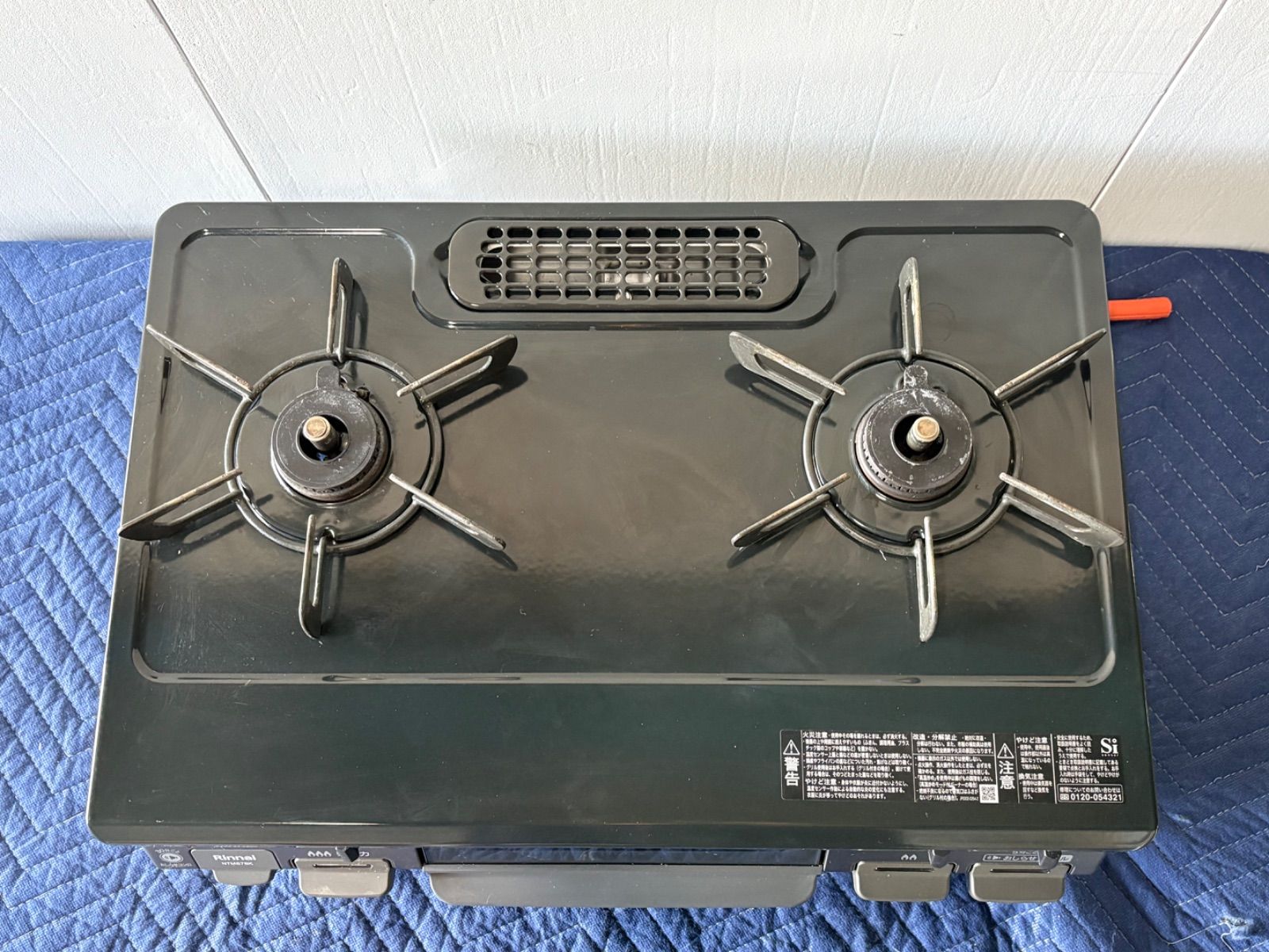 ?リンナイ LPガス用ガステーブル NTM67BKL（RT67JH）｜2022年製・左 