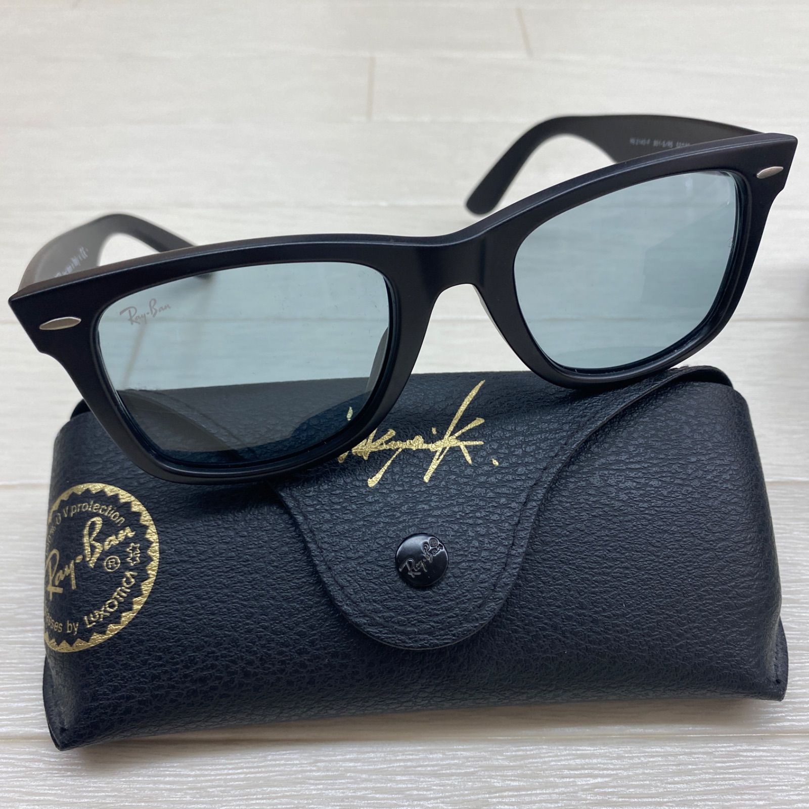 【美品】レイバン サングラス RB2140 901-S 木村拓哉着用 ブラック レイバン サングラス 木村拓哉さんモデル RB2140-F 901-S/R5 ウェイ
