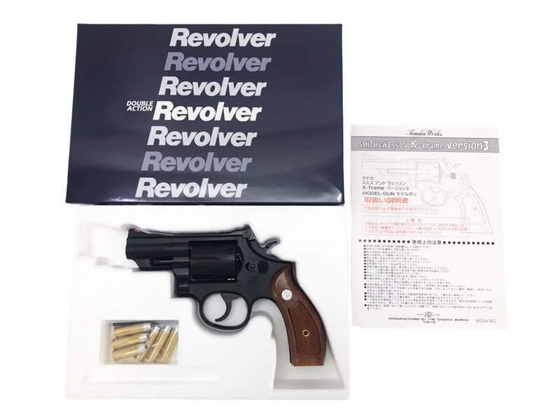 [タナカ] S&W M19 2.5インチ コンバットマグナム HW Ver.3 発火モデルガン 25/12以降ロット (中古ランクAトイガン)