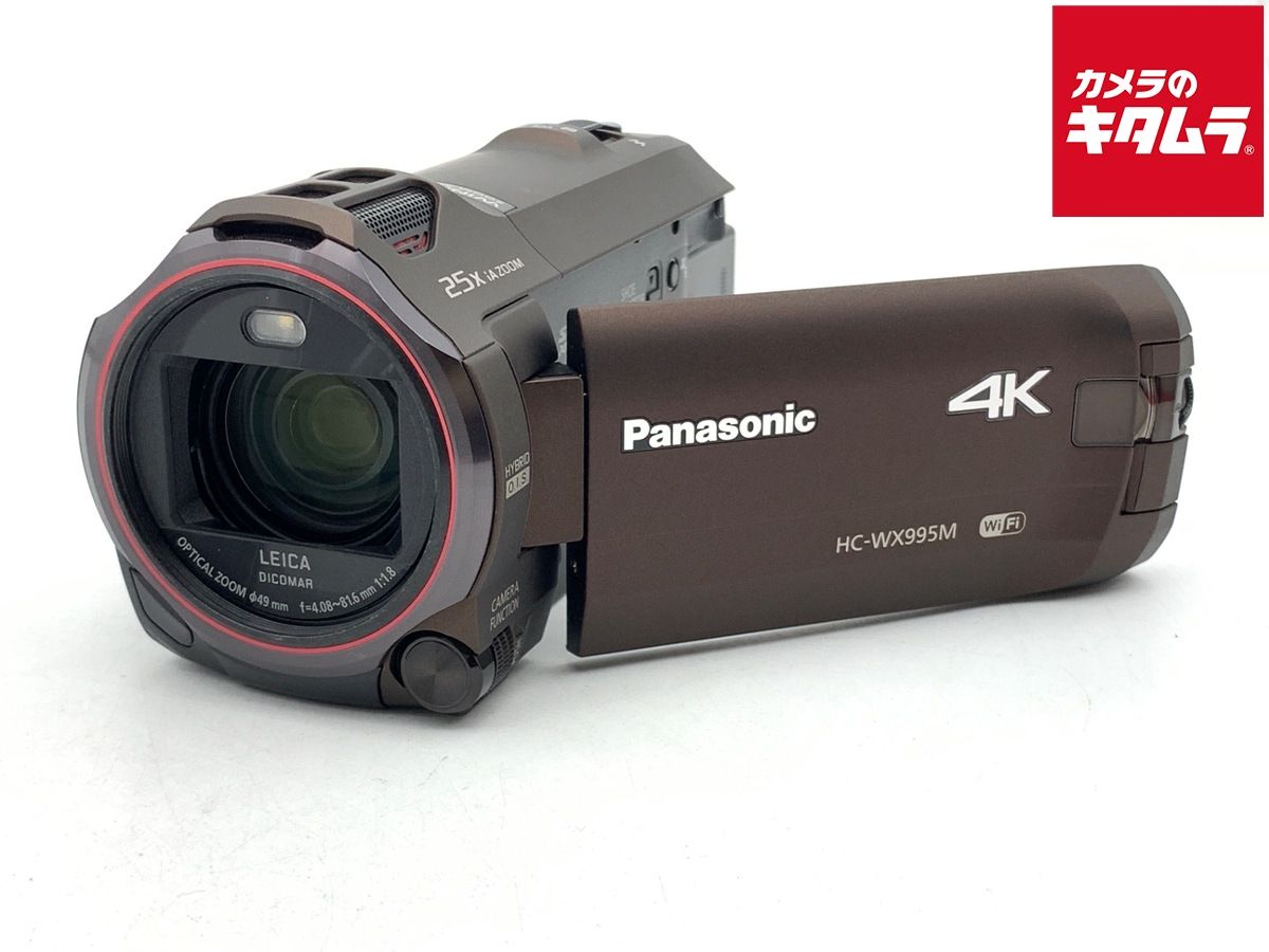 中古】 【良品】 パナソニック デジタル4Kビデオカメラ HC-WX995M-T 