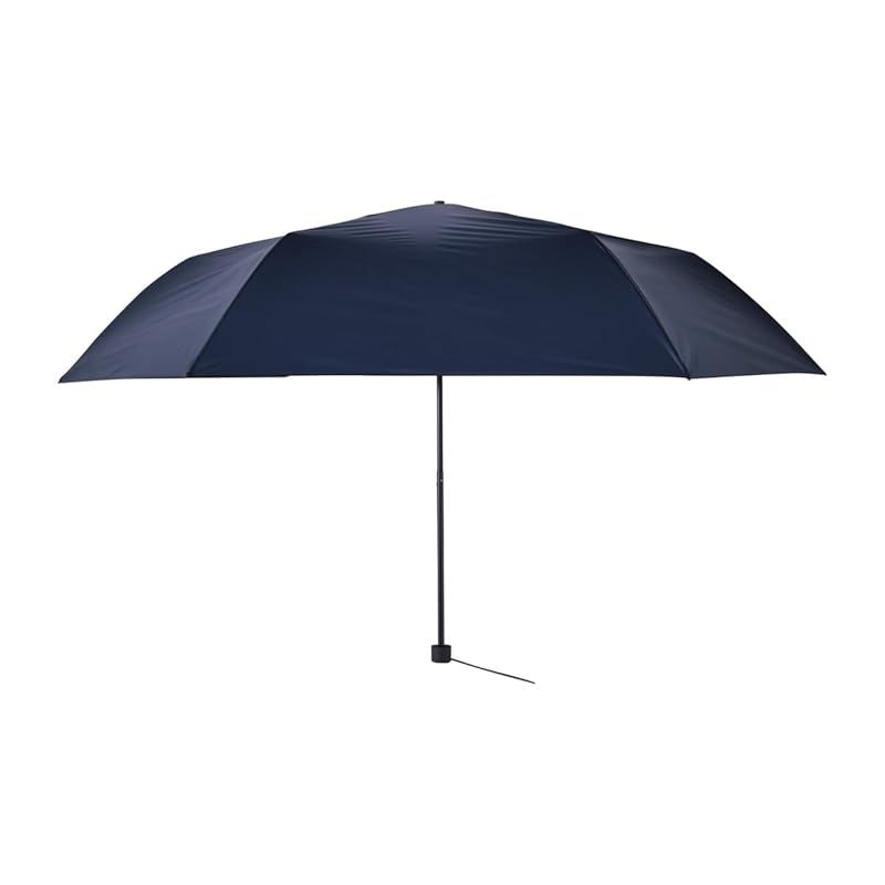 [AMVEL]アンベル 折りたたみ傘 ALTERNA SLIM60 大きめ 親骨 60cm 直径 107cm スリム 3.5cm 超軽量 162g コンパクト 収納 3.5cm×28.5cm 撥水 耐風 UVカット 男女兼用 A2759 (ネイビー)