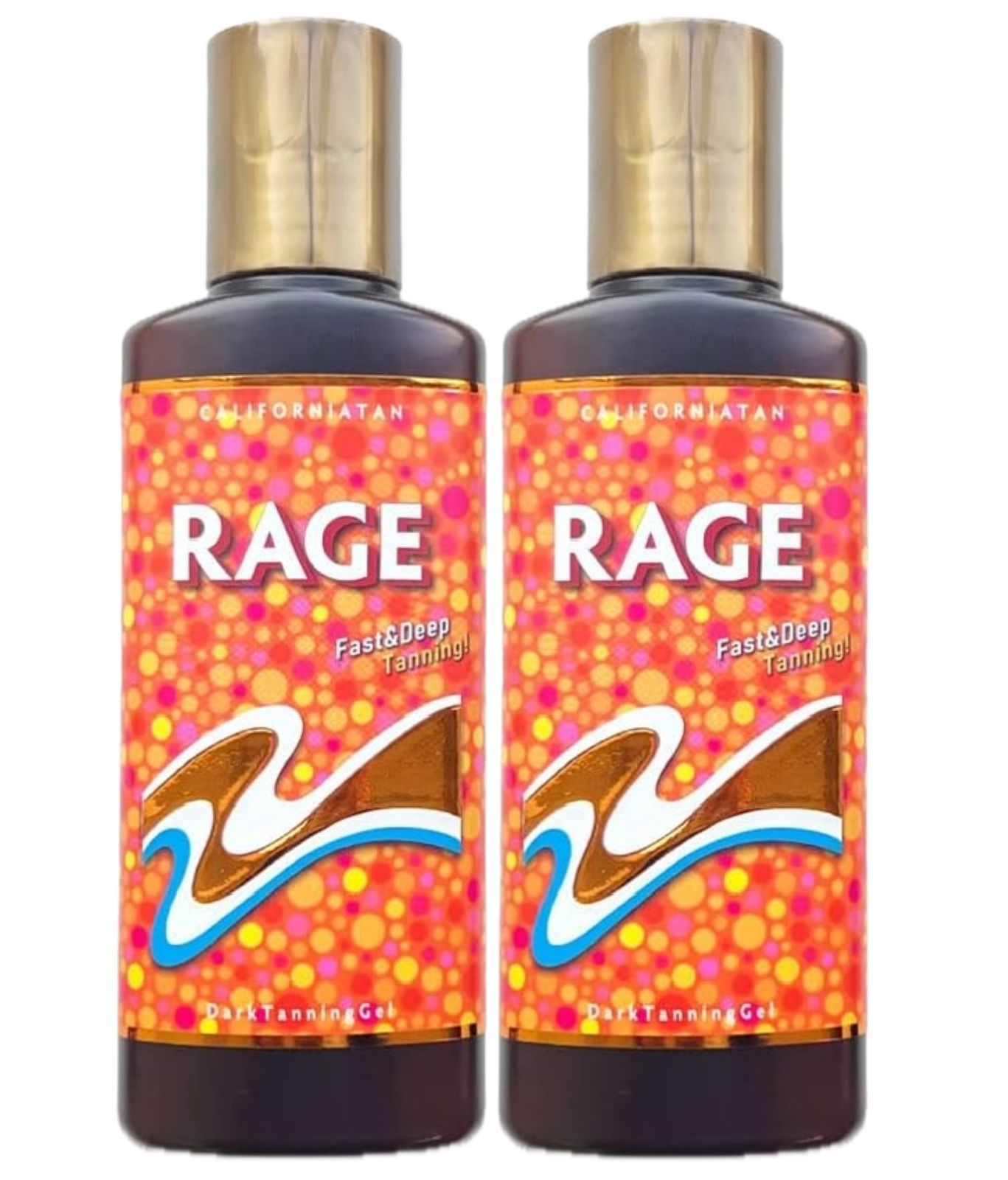 カリフォルニアタン RAGE レイジR 130ml×2本セット タンニング サンオイル 日焼け 送料無料