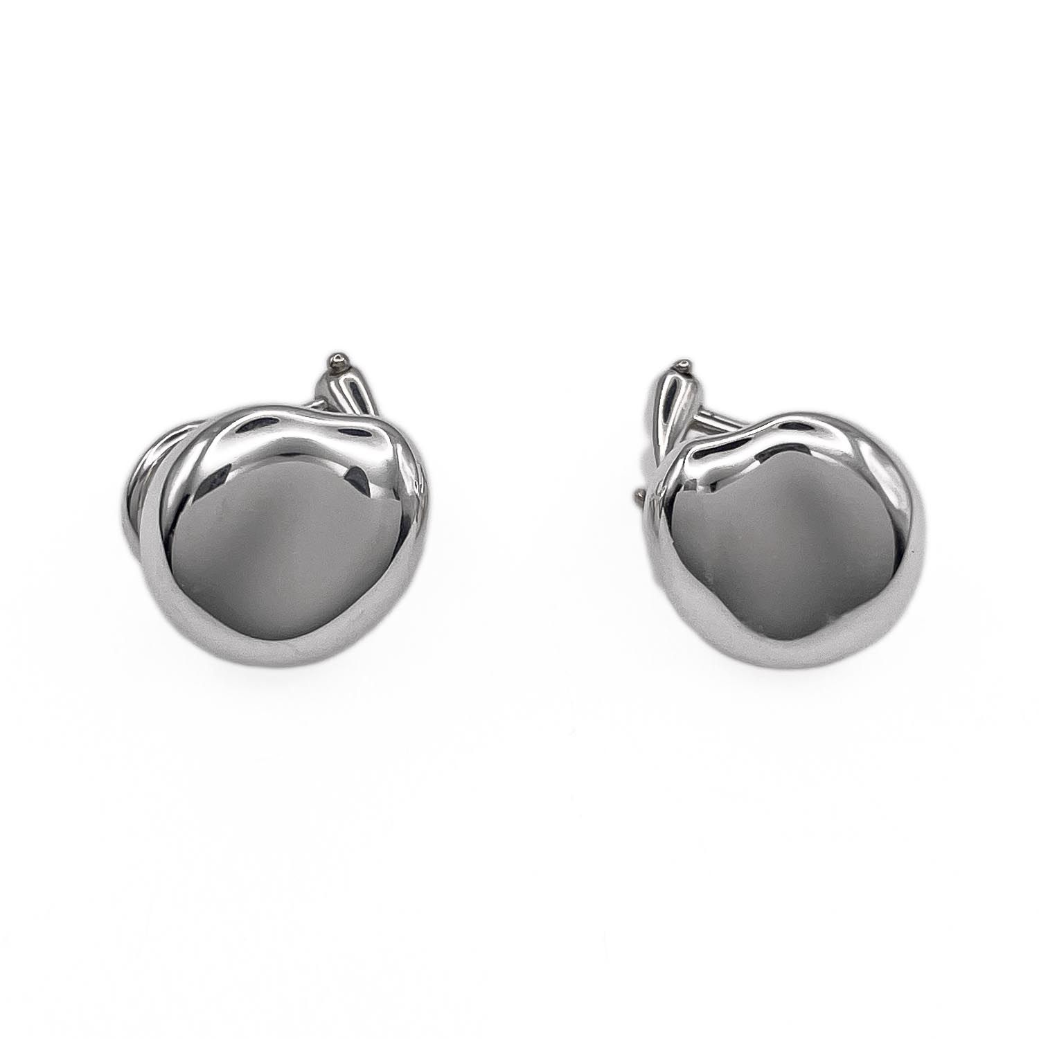 TIFFANY&Co. ティファニー ビーン イヤリング 有機的 SV925 シルバー 新品仕上済 レディース 【中古】