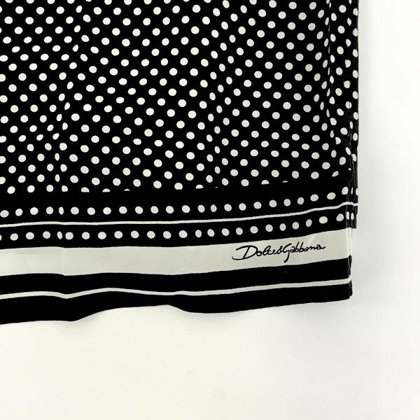 Dolce & Gabbana ドルチェアンドガッバーナ シルクシャツ 半袖 ドット