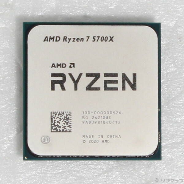 中古】AMD Ryzen 7 5700X CPU AM4 3.4GHz 8コア - メルカリ
