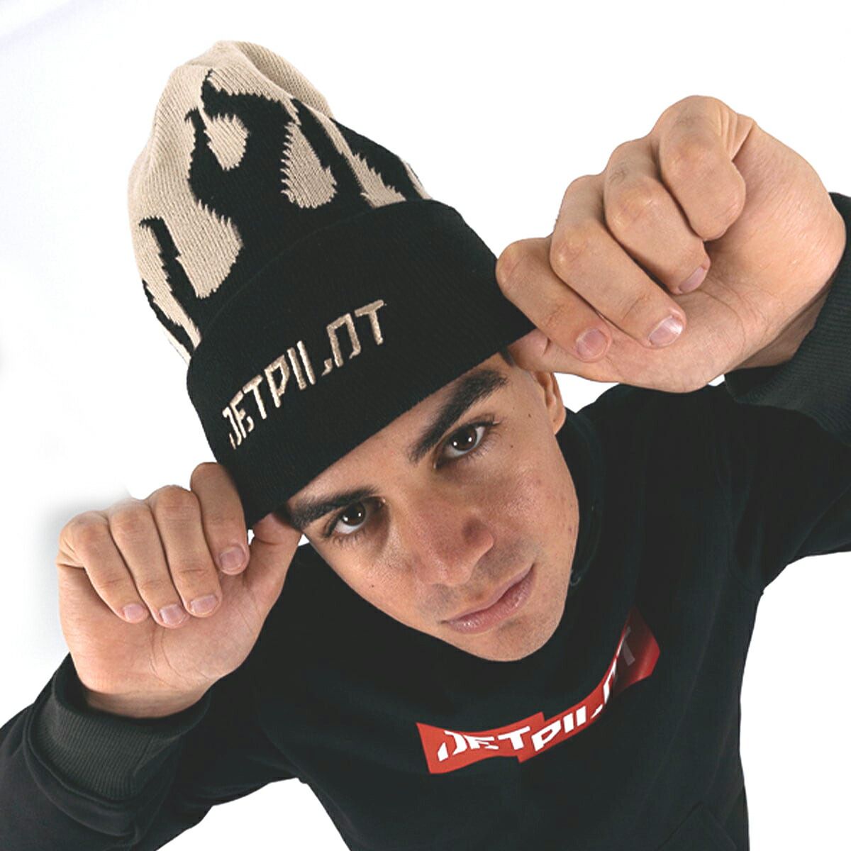 【JETPILOT/ジェットパイロット】W26803 COMBINED BEANIE ビーニー メンズ ニット帽