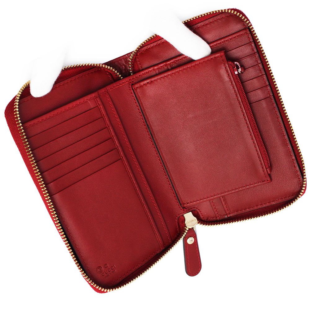 GUCCIグッチマイクロシマラインレザーウォレット 楽天市場】【財布】GUCCI グッチ マイクログッチシマ レザー 2つ折長