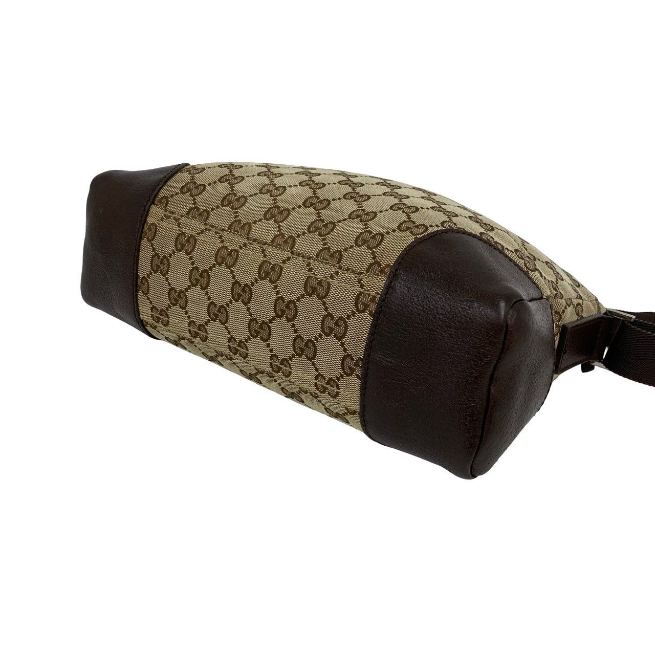 GUCCI グッチ GGキャンバス 27639 ショルダーバッグ クロスボディ サコッシュ ポシェット レザー 本革 ブラウン 茶 レディース メンズ ユニセックス 斜め掛け 肩掛け GUCCI グッチ GGキャンバス 27639 ショルダーバッグ クロスボディ