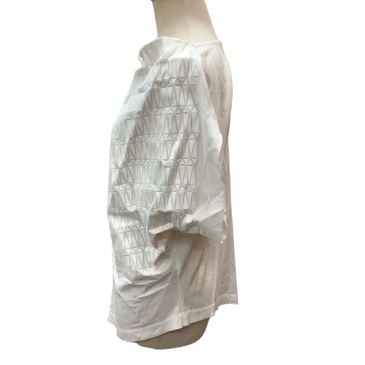 ♪♪ISSEY MIYAKE イッセイミヤケ 希少 変形 カットソー  SIZE 2 IM72JK539 ホワイト ♪♪ISSEY MIYAKE イッセイミヤケ 希少 変形 カットソー SIZE 2