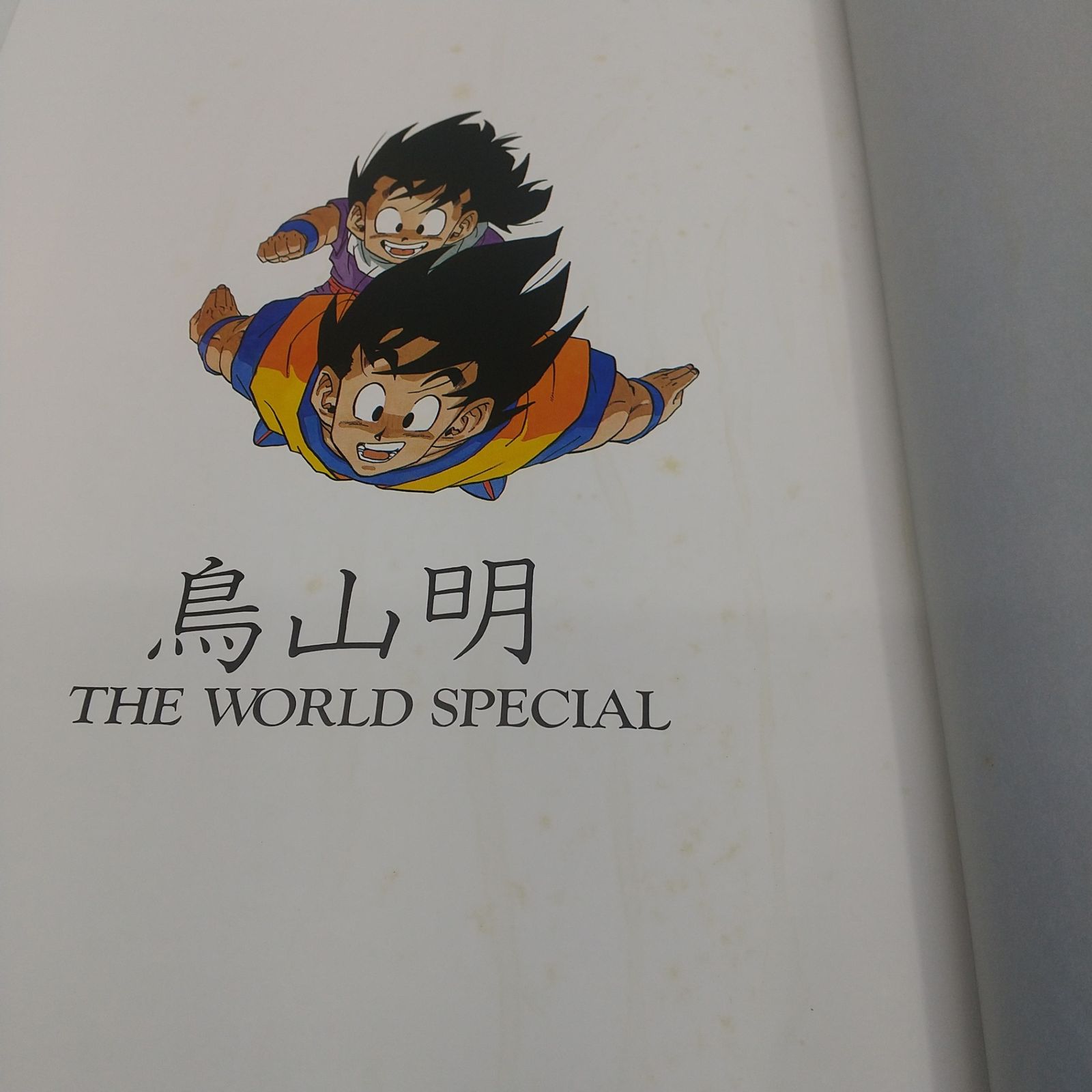 鳥山明 THE WORLD SPECIAL 1990年(平成2年)発行 イラスト集 集英社 函