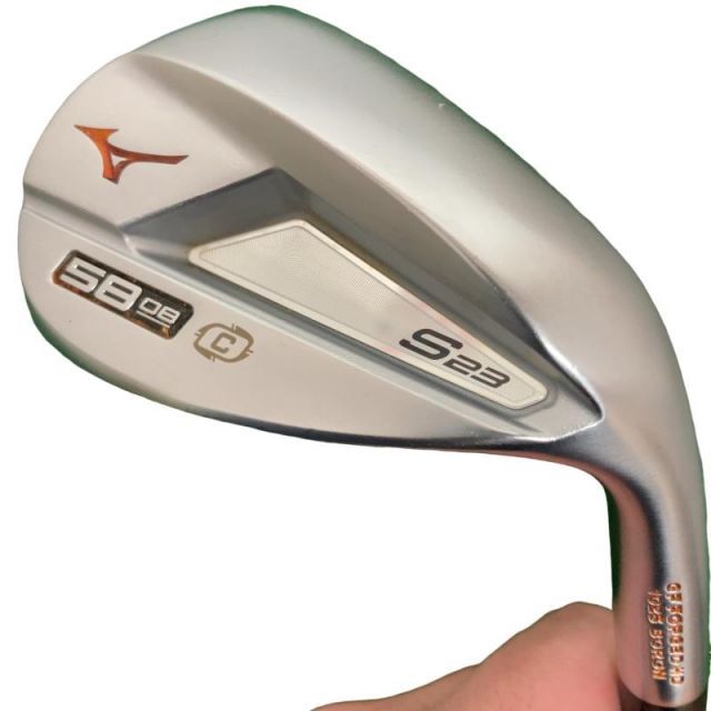 中古】 ミズノ Mizuno S23(ホワイトサテン) 58°/08°C ウェッジ WG