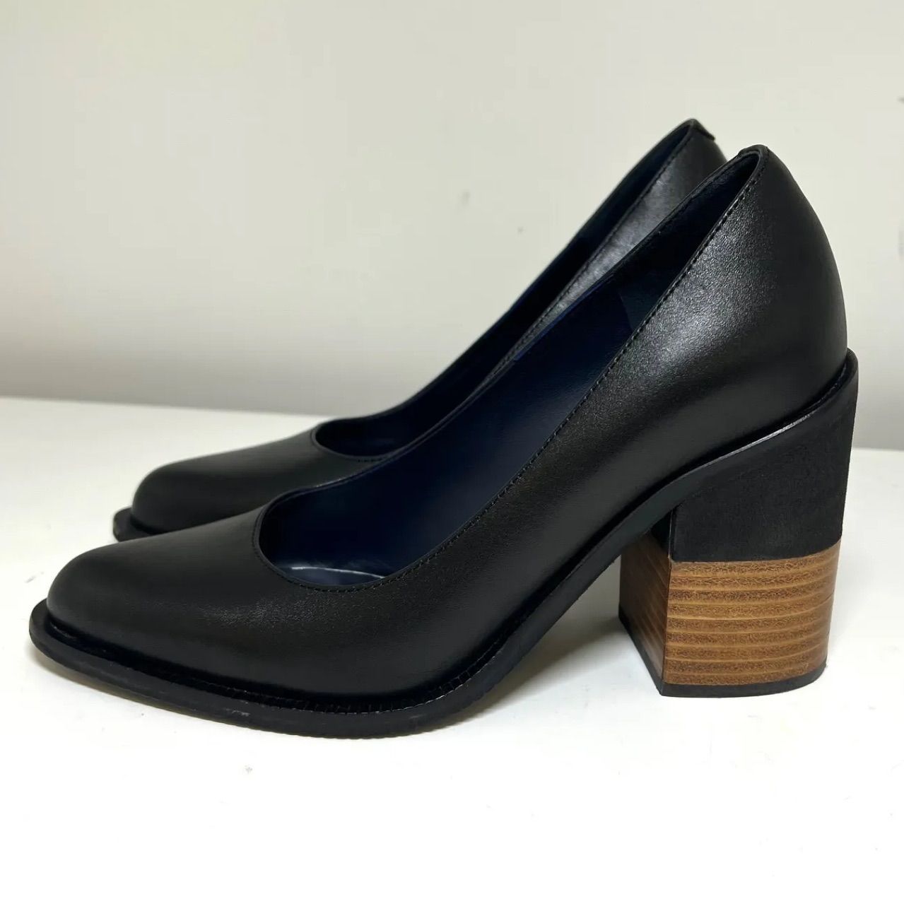 JIL SANDER ジルサンダー レザーパンプス ブラック サイズ35 22.5-23cm