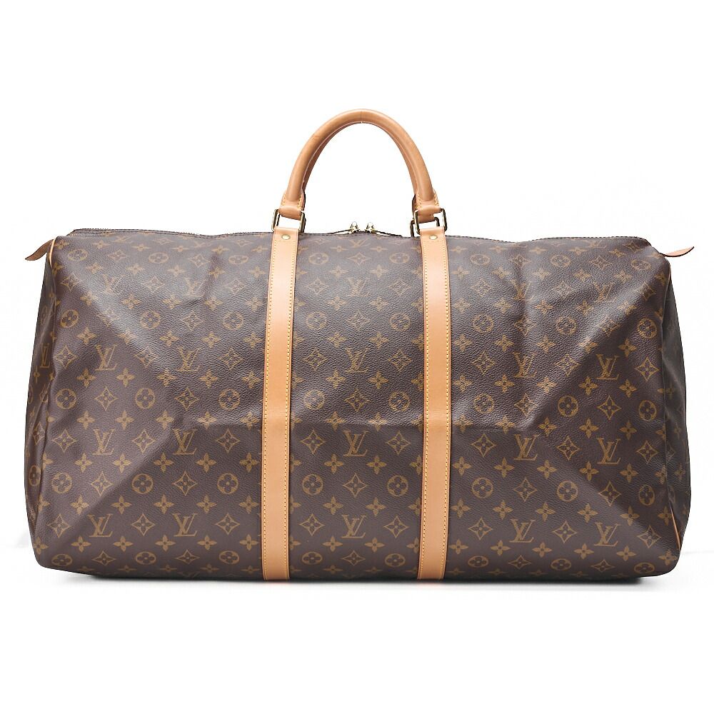 LOUIS VUITTON ルイヴィトン モノグラム キーポル ハンドリエール 60 ボストンバッグ M41412 ブラウン （ゴールド金具）ショルダーバッグ【中古】【送料無料】