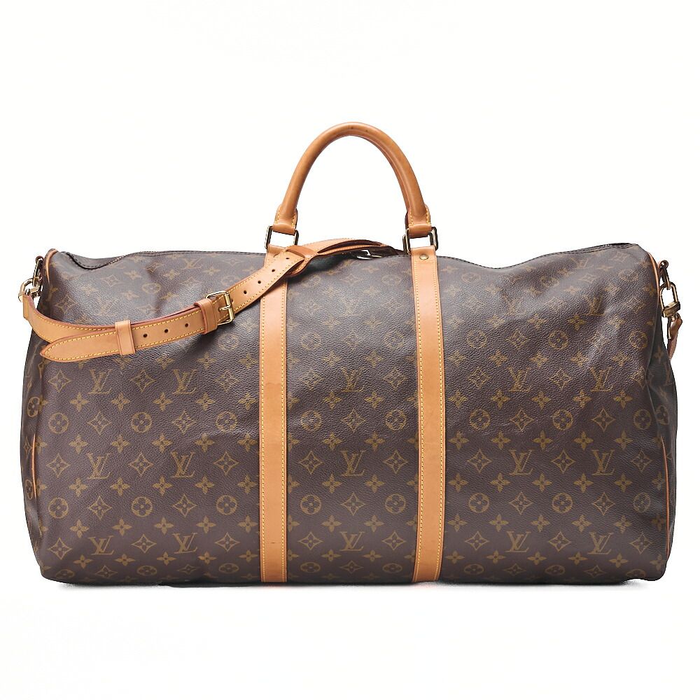 LOUIS VUITTON ルイヴィトン モノグラム キーポル ハンドリエール 60 ボストンバッグ M41412 ブラウン （ゴールド金具）ショルダーバッグ【中古】【送料無料】