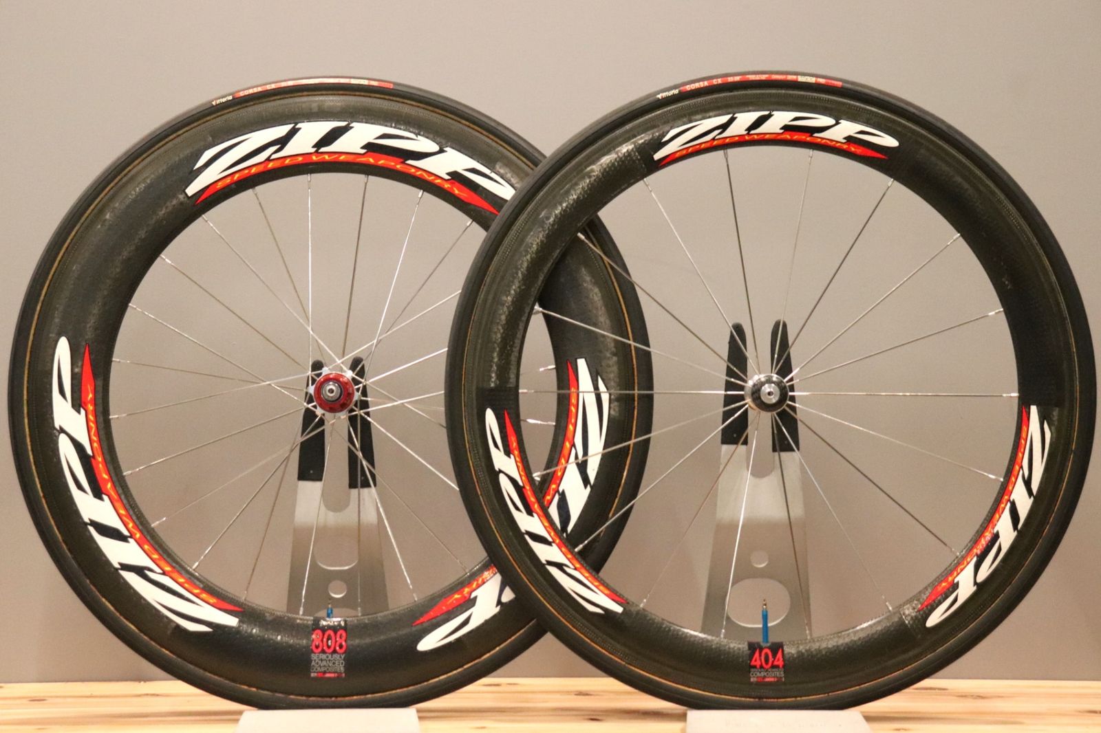 ジップ ZIPP 404 808 カーボン チューブラー ホイールセット シマノ10S 