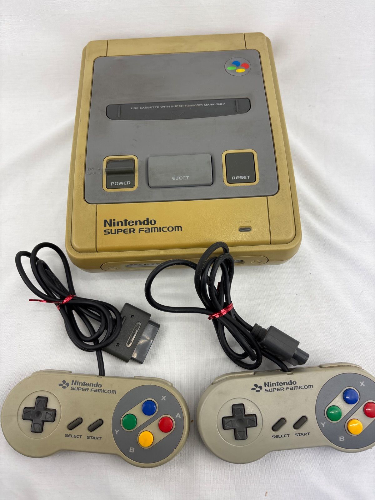 任天堂スーパーファミコン　中古　ジャンク品 中古】本体）【ジャンク】任天堂/スーパーファミコンJr.本体[92