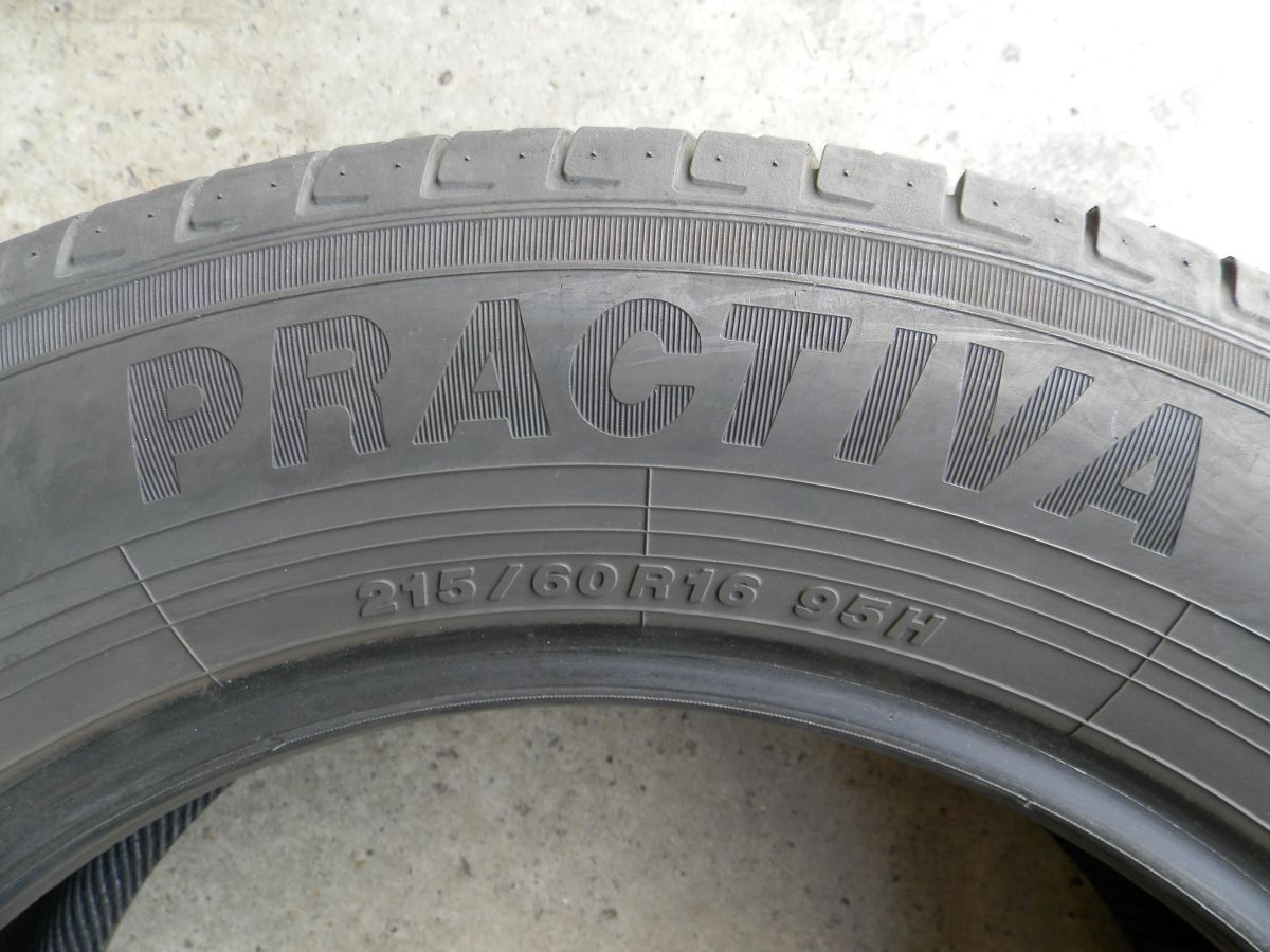 215/60R16 イエローハット PRACTIVA ラジアルタイヤ 4本SET 2022年製