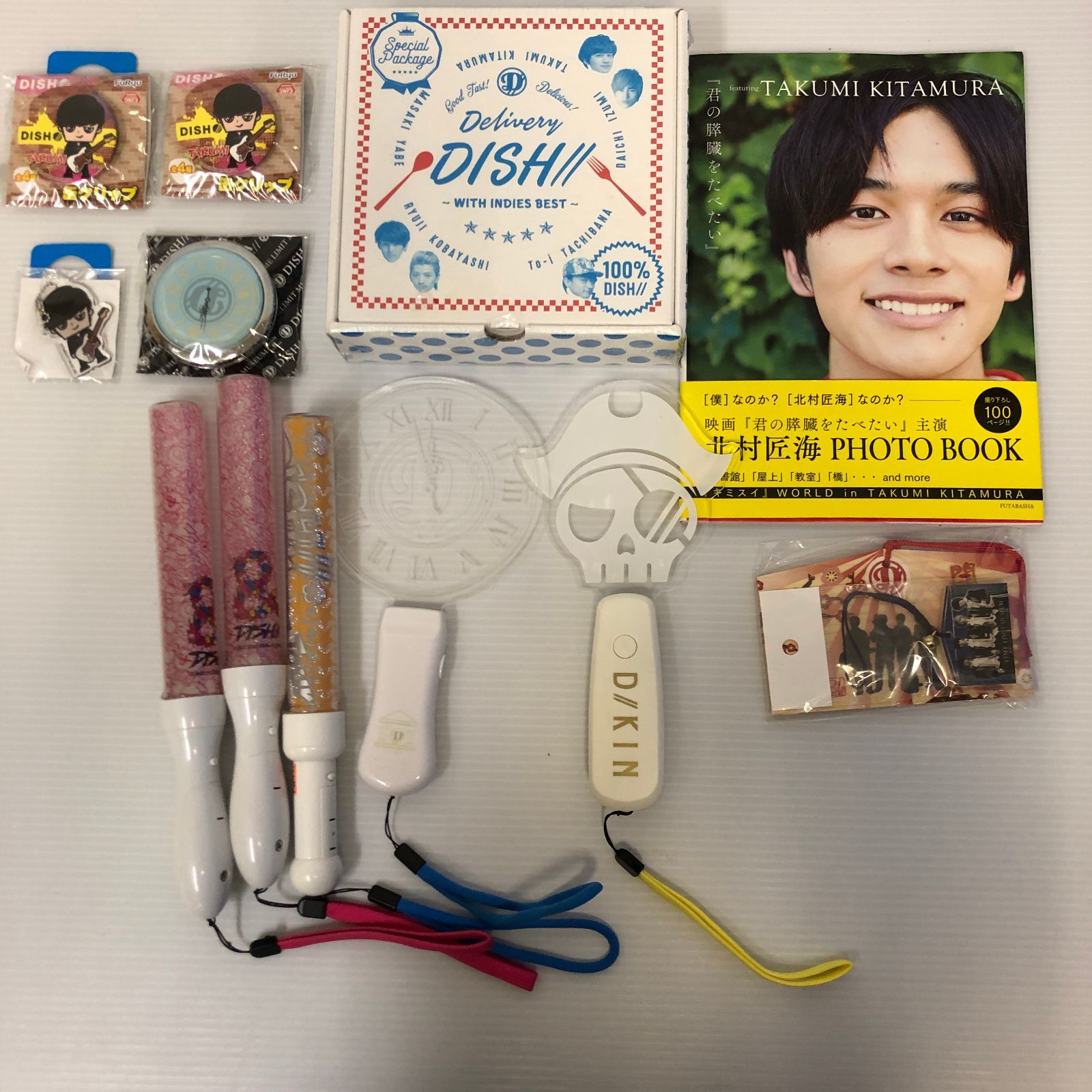 △DISH// 北村匠海 グッズ まとめ ペンライト（動作確認済み） 写真集