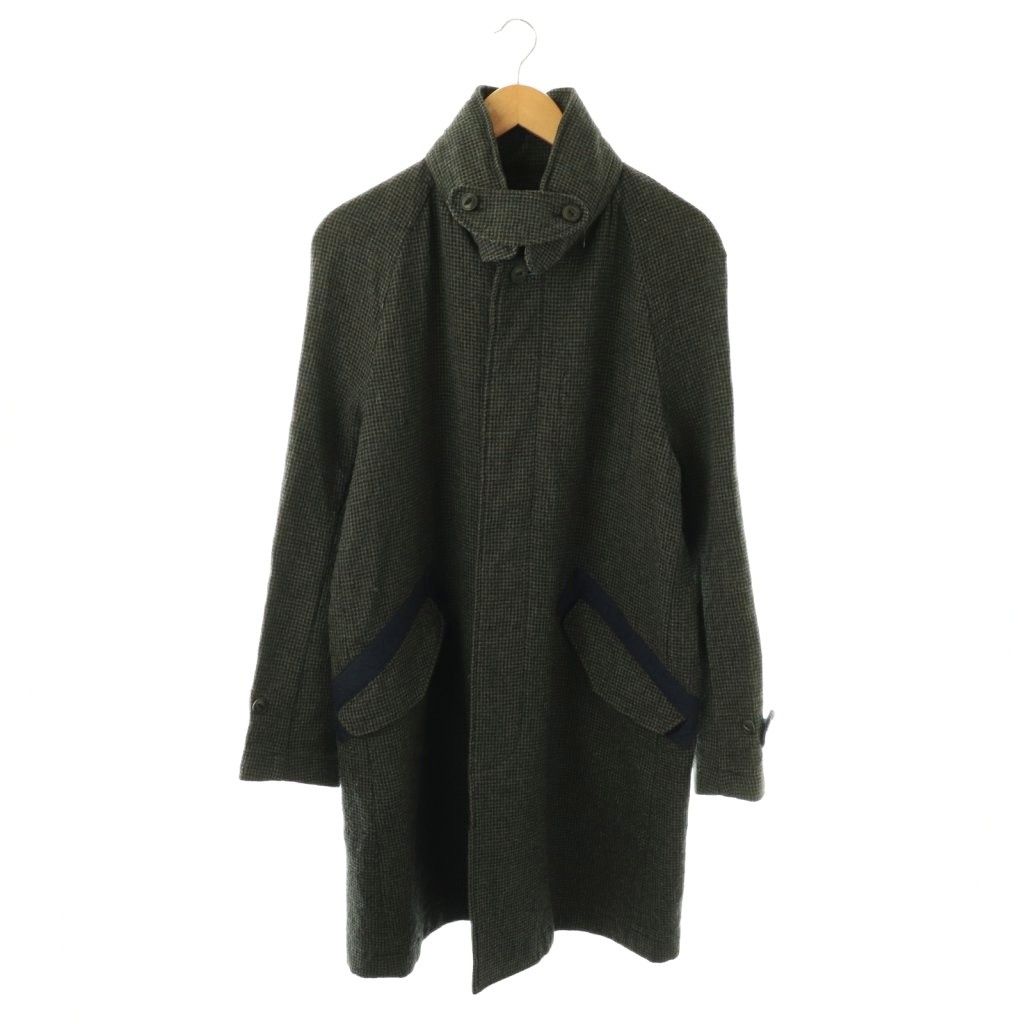 ツモリチサト TSUMORI CHISATO コート ロング 2 グレー ブラック /HK