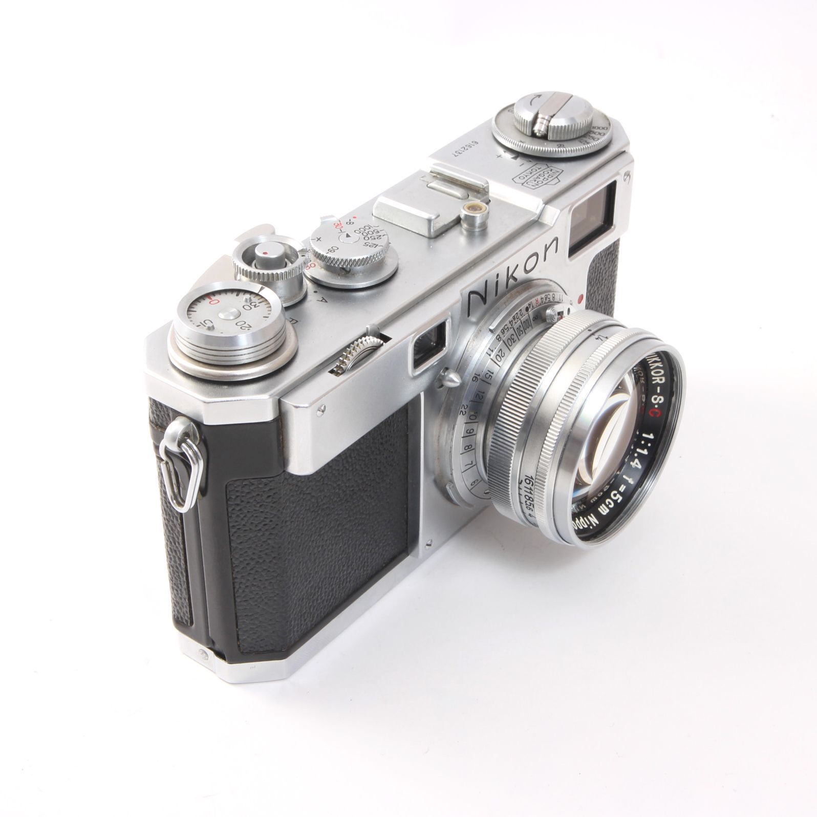 Nikon ニコン S2 前期 + NIKKOR-SC 5cm F1.4 フィルムカメラ