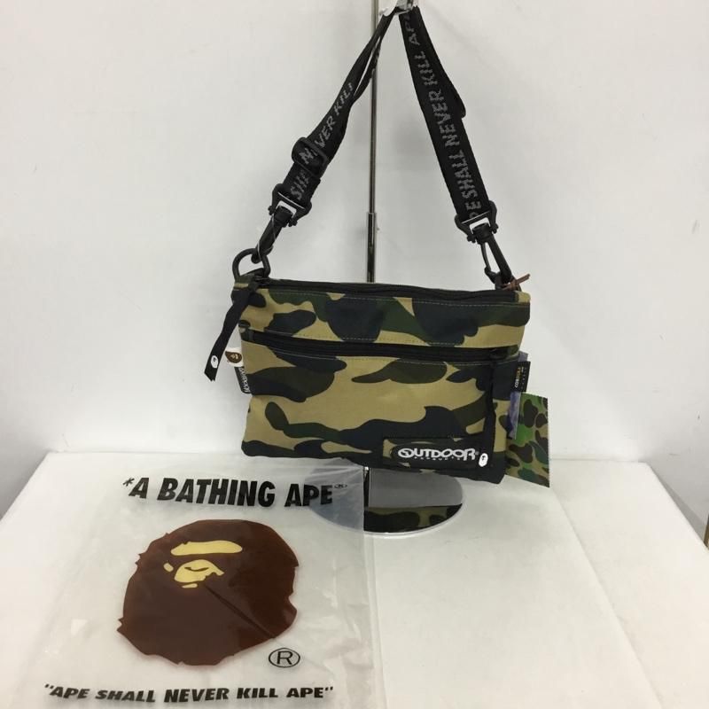 A BATHING APE アベイシングエイプ ショルダーバッグ OUTDOOR PRODUCTS