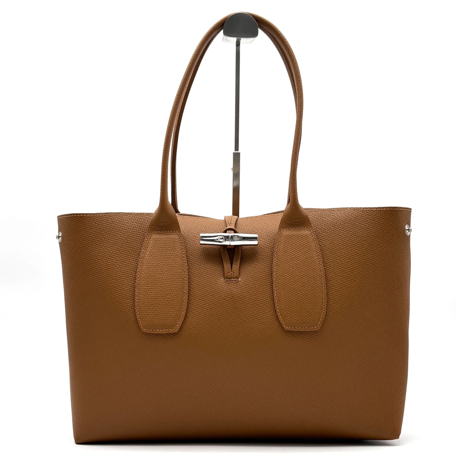 未使用級 LONGCHAMP ロンシャン ル ロゾ トートバッグ L レザー 本革 