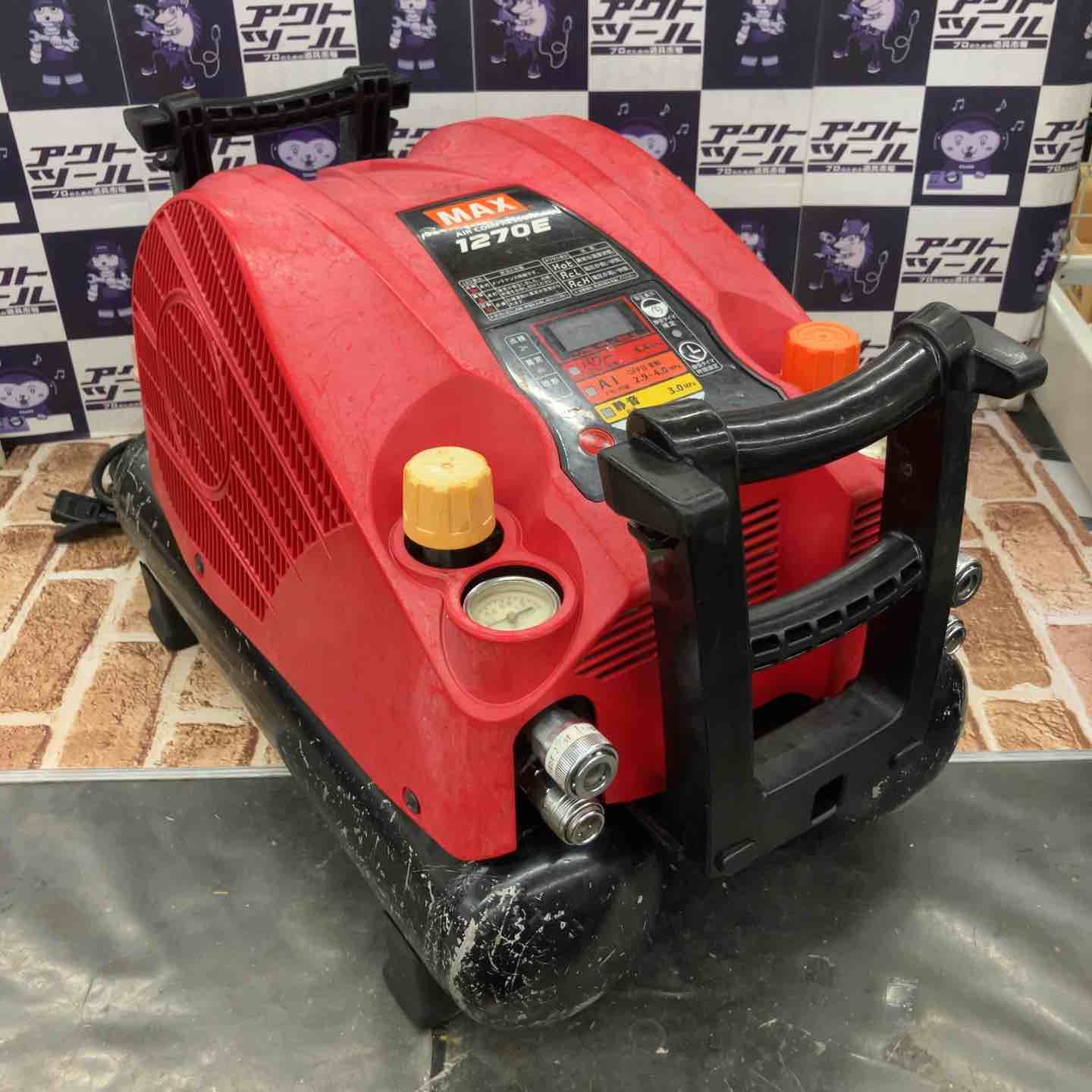 ★マックス(MAX) エアコンプレッサー AK-HL1270E_レッド【所沢店】
